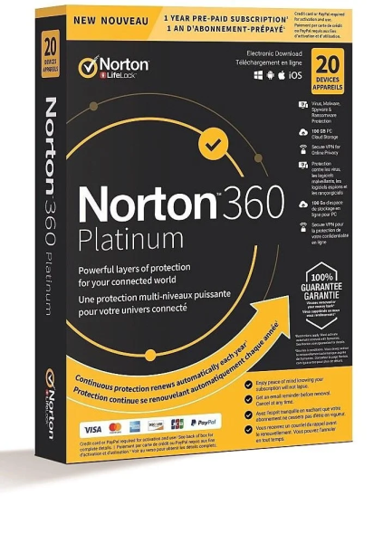 Norton 360 Platinum | 2024 | kein Abo