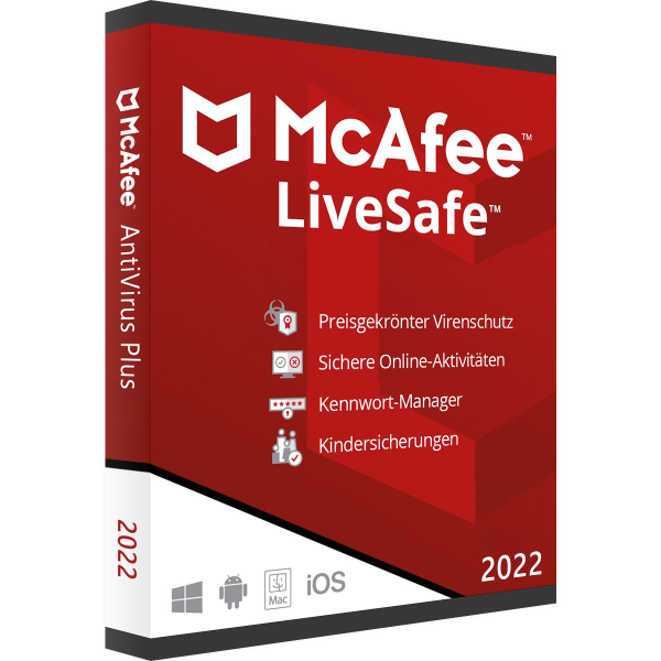 McAfee LiveSafe 2022 | Unlimited Geräte