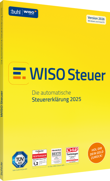 WISO Steuer 2026 Steuerjahr 2025 | für Windows / Mac