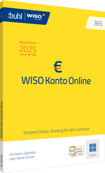 WISO Konto Online 365 (Version 2025) | für Windows