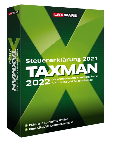 Lexware TAXMAN 2022 für das Steuerjahr 2021