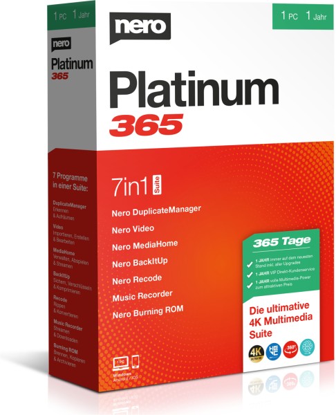 Nero Platinum 365 | für Windows