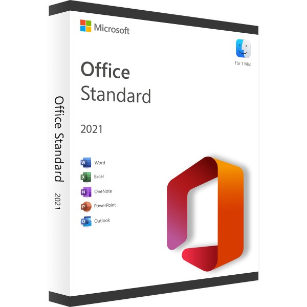 Microsoft Office 2021 Standard | für Mac 1 - 5 Geräte