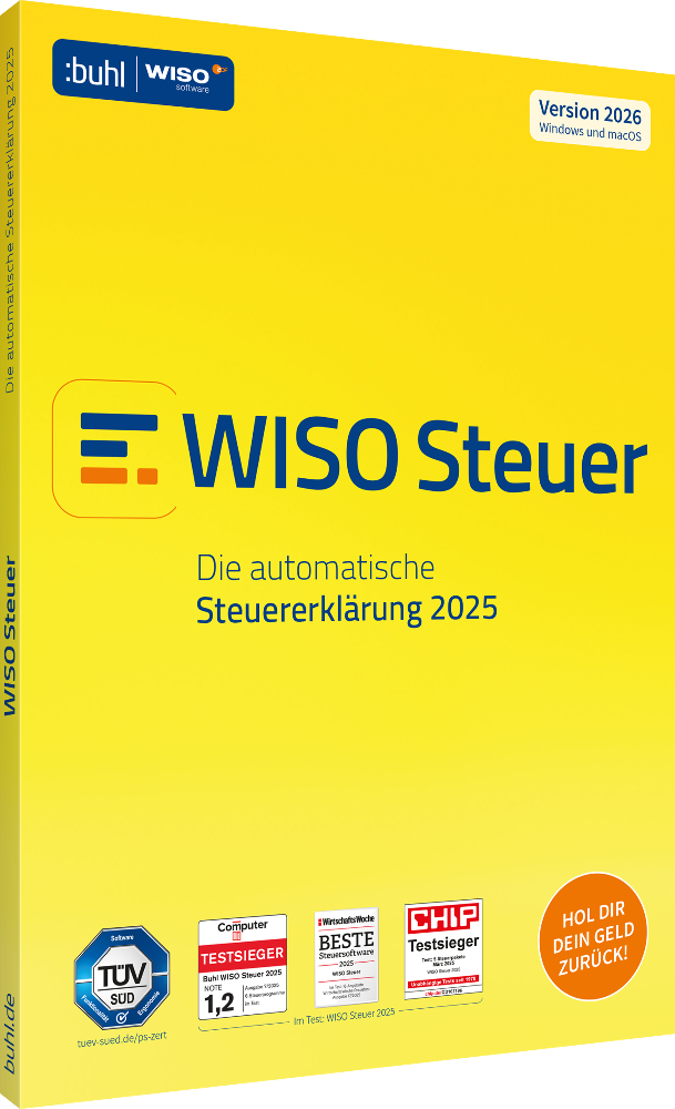 WISO STEUER 2026 NEUE VERSION VERF GBAR visual data 3