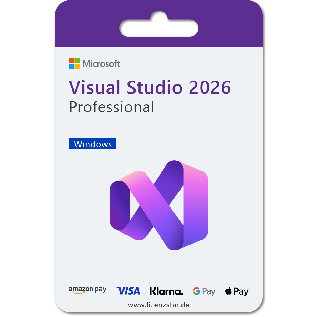 Microsoft Visual Studio 2026 Professional |⭐ günstig kaufen bei lizenzstar