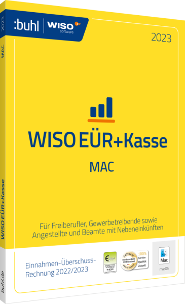 WISO EÜR + Kasse 2023 | für Mac