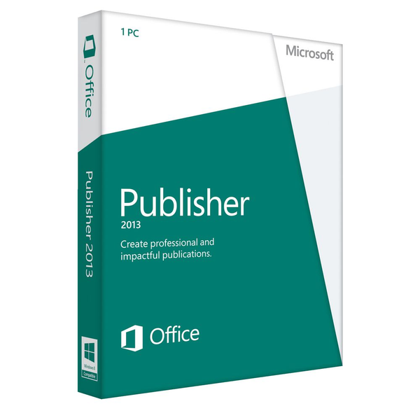 Microsoft Publisher 2013 | für Windows | 32/64 Bit | 1PC | Sofortdownload