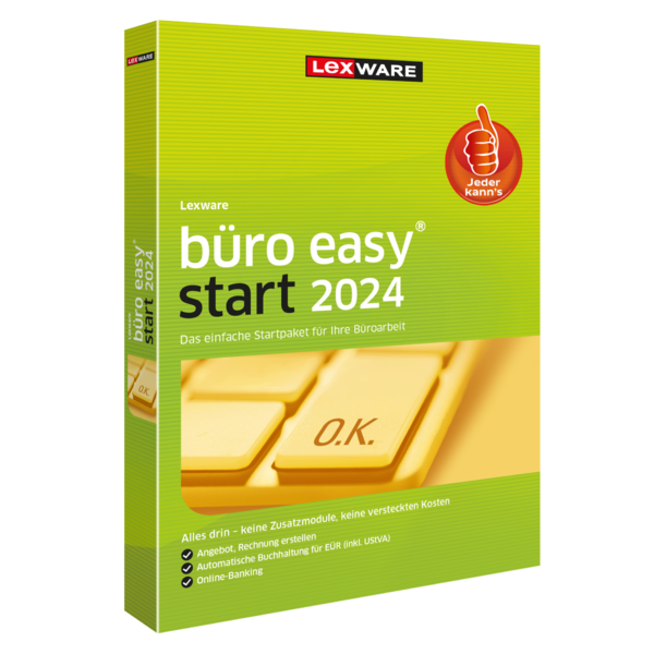 Lexware büro easy start 2024 | 365 Tage