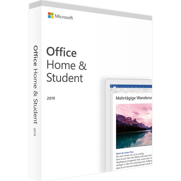 Microsoft Office 2019 Home and Student (Standard) für Windows | Sofortdownload