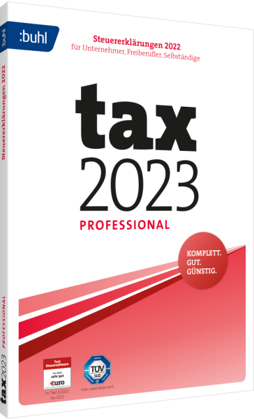 BUHL tax 2023 Professional (für das Steuerjahr 2022)