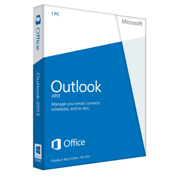 Microsoft Outlook 2013 | für Windows | 32/64 Bit | 1PC | Sofortdownload