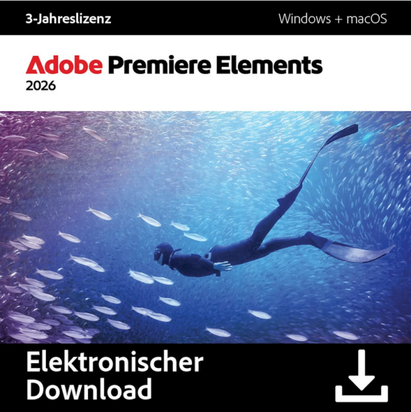 Adobe Premiere Elements 2026 | für Windows / Mac