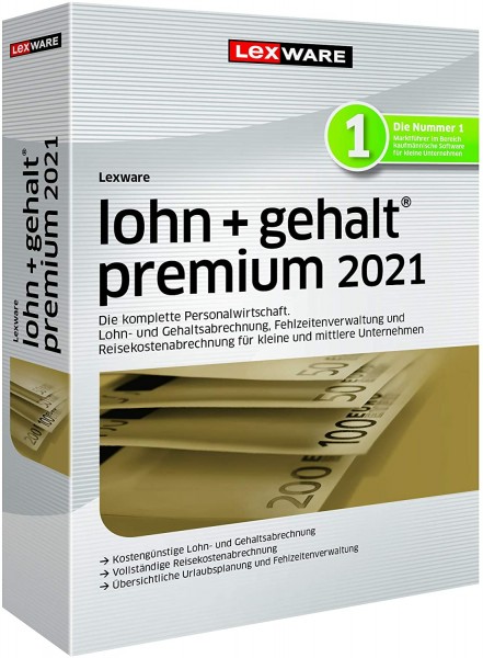 Lexware Lohn + Gehalt Premium 2021 | 365 Tage