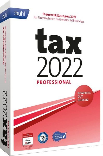 BUHL tax 2022 Professional (für das Steuerjahr 2021)