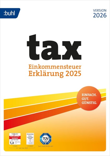 BUHL tax 2026 (für das Steuerjahr 2025)
