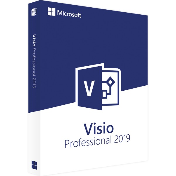 Microsoft Visio 2019 Professional | für Windows | 32/64 Bit | Sofortdownload