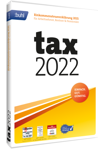 WISO Tax 2022 Steuerjahr 2021 | für Windows
