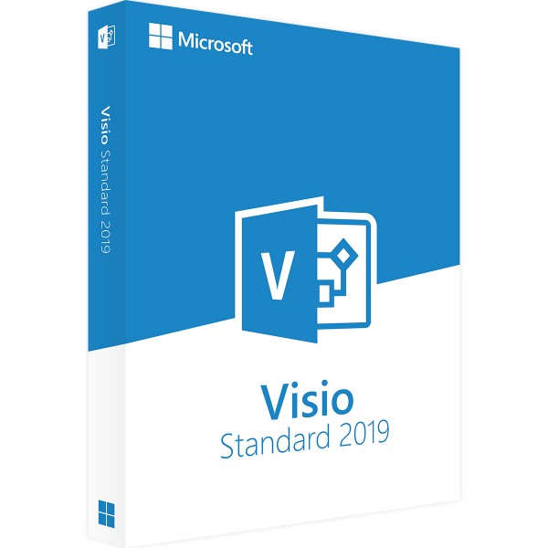 Microsoft Visio 2019 Standard | für Windows | 1PC | ESD | Sofortdownload