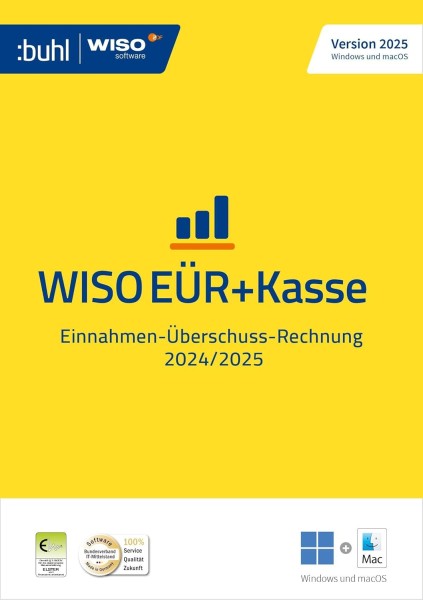 WISO EÜR & Kasse 2025 | für 2024/2025 Windows / Mac